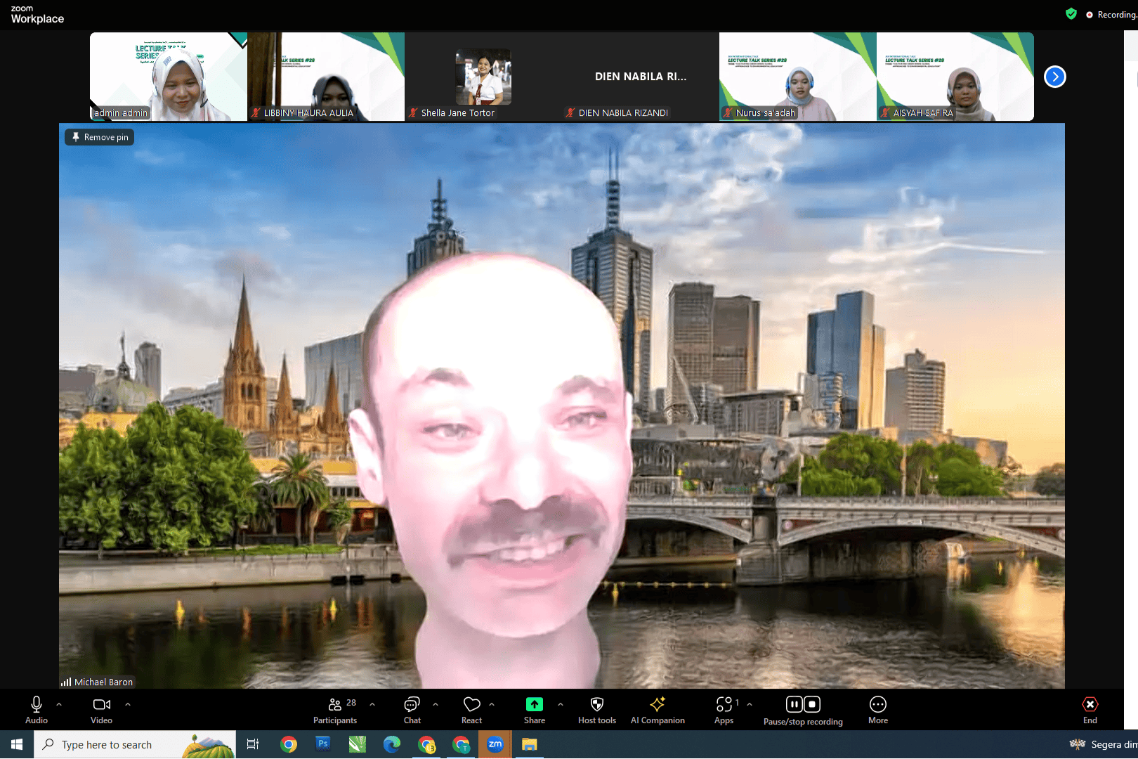 UPT Bahasa IAIN Madura Sukses Gelar Lecture Talk Series #28: â€œCultivating Green Minds: Global Approaches to Environmental Educationâ€